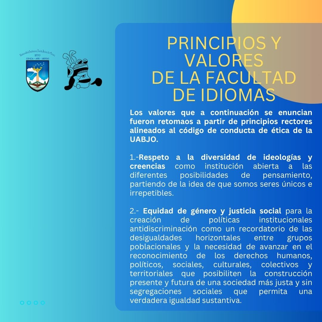 Principios y valores FI